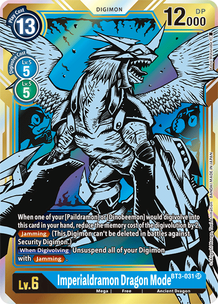 Imperialdramon Dragon Mode [BT3-031] (Alternate Art) [Release Special Booster Ver.1.5] | Anubis Games and Hobby