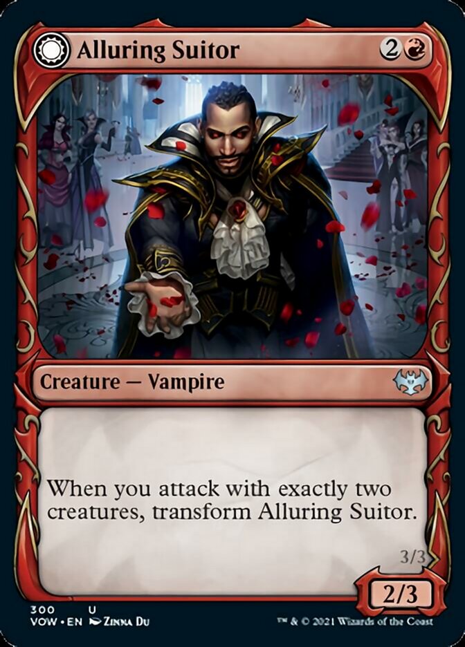 Alluring Suitor // Deadly Dancer (Showcase Fang Frame) [Innistrad: Crimson Vow] | Anubis Games and Hobby