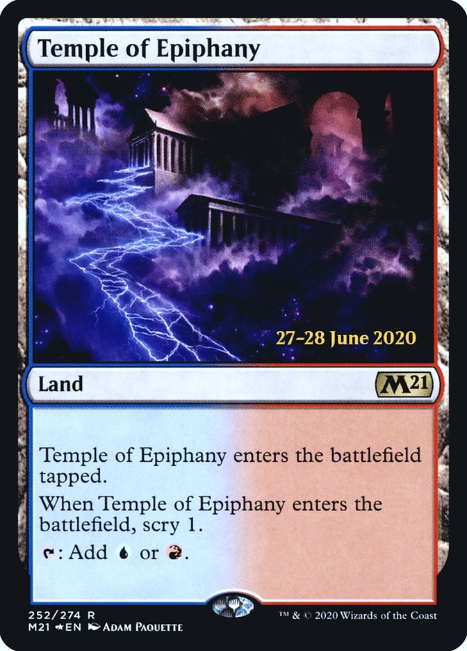 Temple of Epiphany [Core Set 2021 Prerelease Promos] | Anubis Games and Hobby