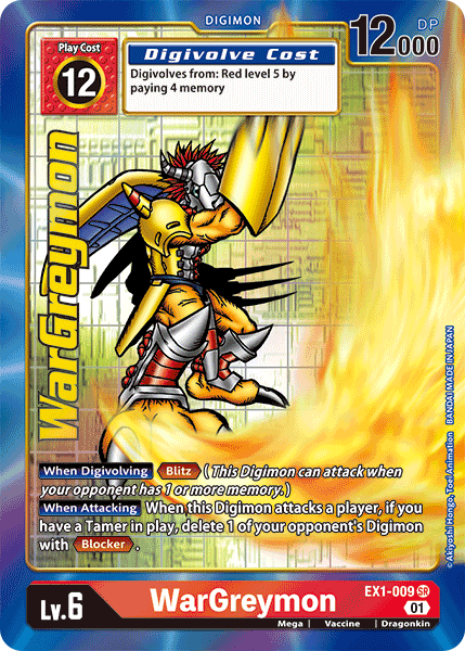 WarGreymon [EX1-009] (Alternate Art) [Classic Collection] | Anubis Games and Hobby