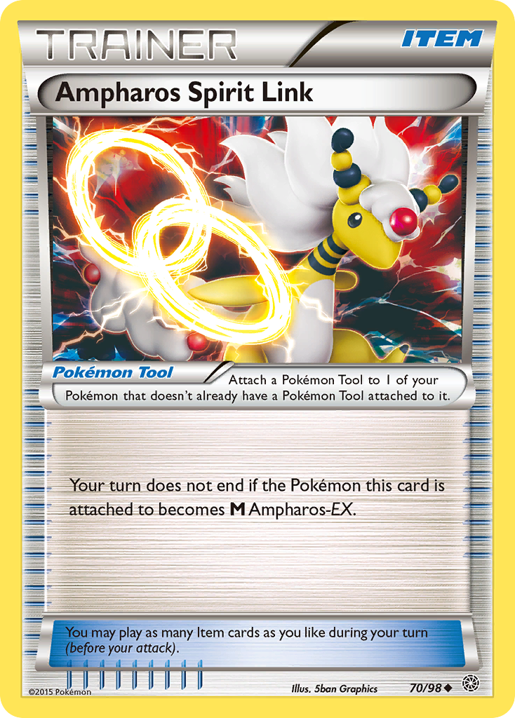 Ampharos Spirit Link (70/98) [XY: Ancient Origins] | Anubis Games and Hobby
