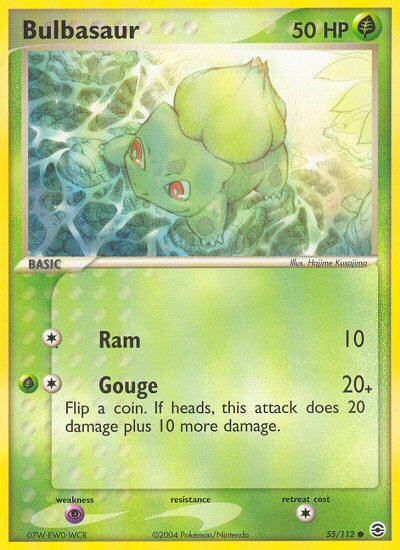 Bulbasaur (55/112) [EX: FireRed & LeafGreen] | Anubis Games and Hobby