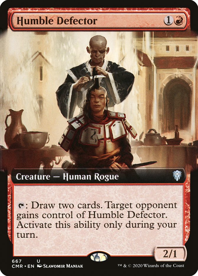 Humble Defector (Extended Art) [Commander Legends] | Anubis Games and Hobby