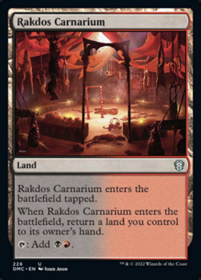 Rakdos Carnarium [Dominaria United Commander] | Anubis Games and Hobby