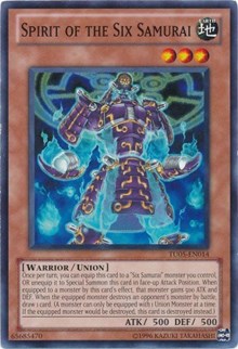 Spirit of the Six Samurai [Turbo Pack: Booster Five] [TU05-EN014] | Anubis Games and Hobby