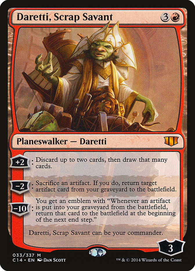 Daretti, Scrap Savant [Commander 2014] | Anubis Games and Hobby