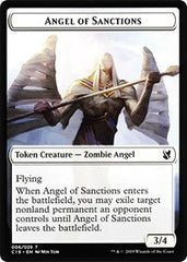 Angel of Sanctions // Horror Double-Sided Token [Commander 2019 Tokens] | Anubis Games and Hobby