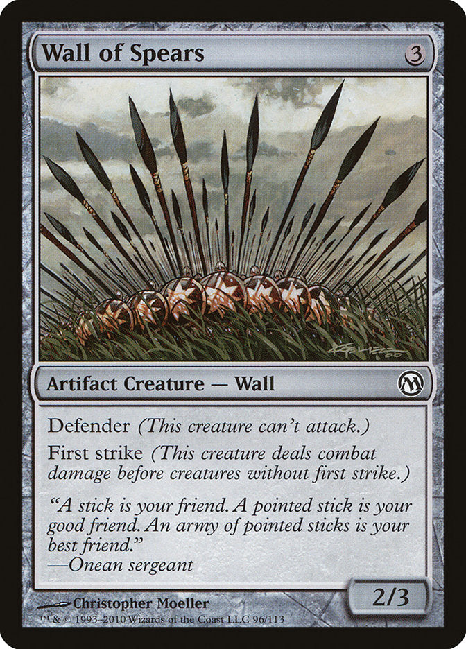 Wall of Spears [Duels of the Planeswalkers] | Anubis Games and Hobby