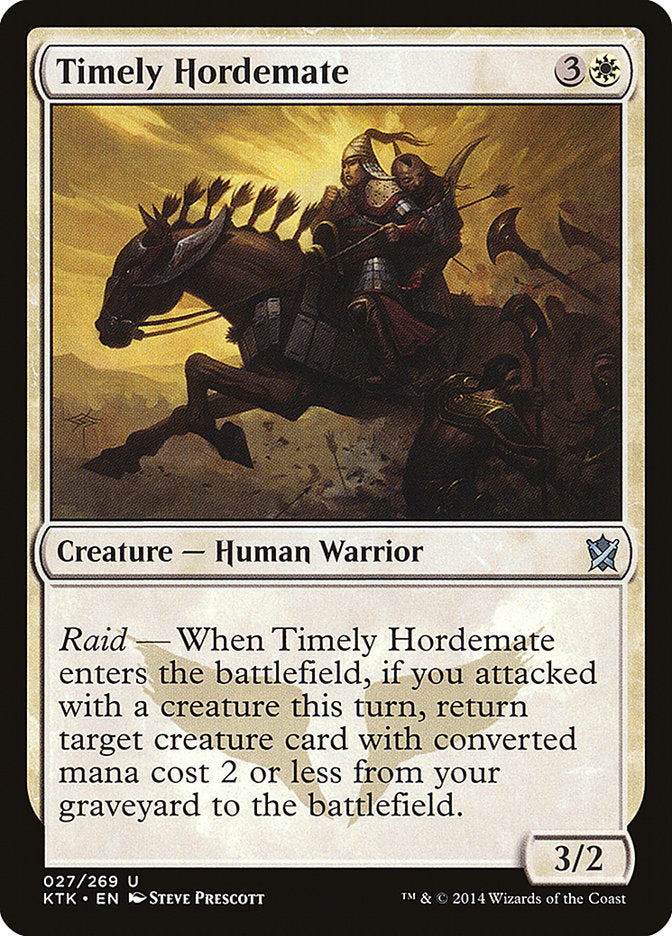 Timely Hordemate [Khans of Tarkir] | Anubis Games and Hobby