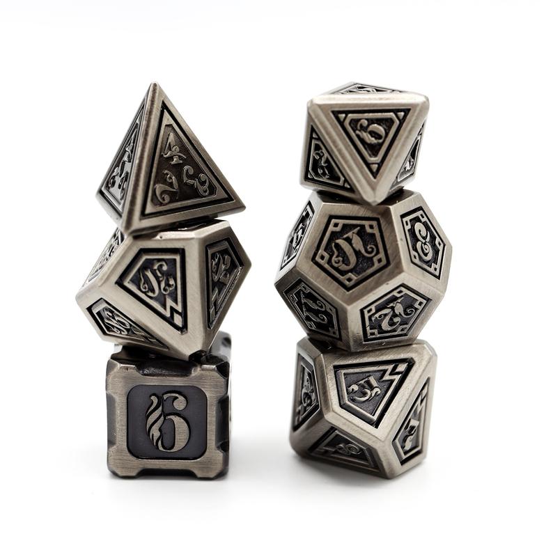 Alchemist Metals: RPG Dice Iron | Anubis Games and Hobby