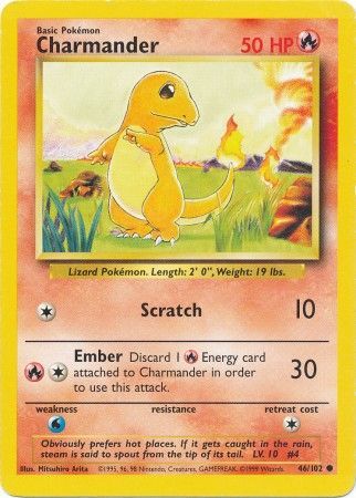 Charmander (46/102) [Base Set Unlimited] | Anubis Games and Hobby