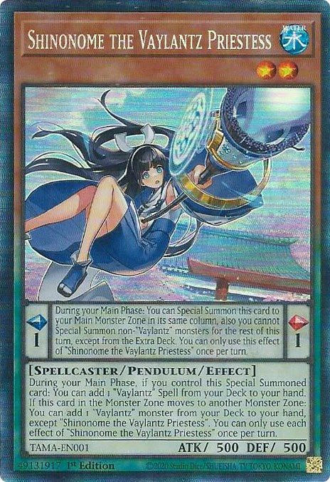 Shinonome the Vaylantz Priestess [TAMA-EN001] Collector's Rare | Anubis Games and Hobby