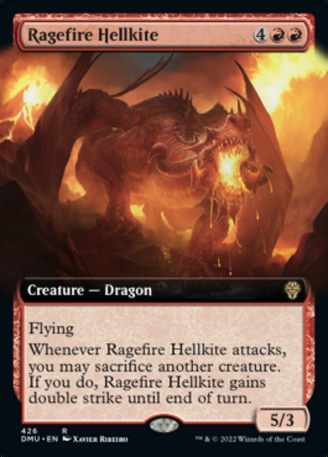 Ragefire Hellkite (Extended Art) [Dominaria United] | Anubis Games and Hobby