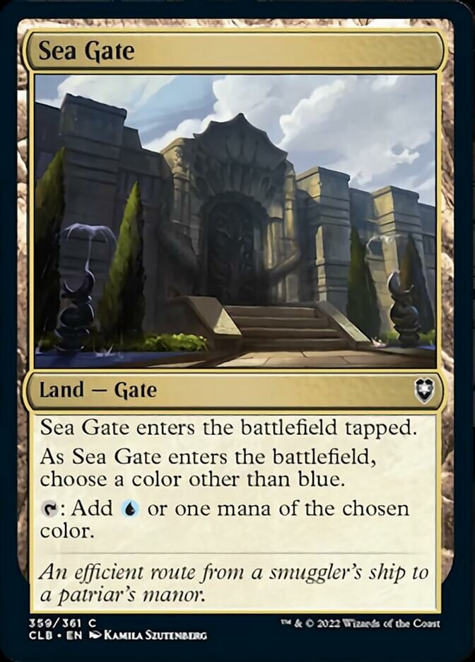 Sea Gate [Commander Legends: Battle for Baldur's Gate] | Anubis Games and Hobby