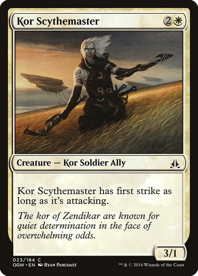 Kor Scythemaster [Oath of the Gatewatch] | Anubis Games and Hobby