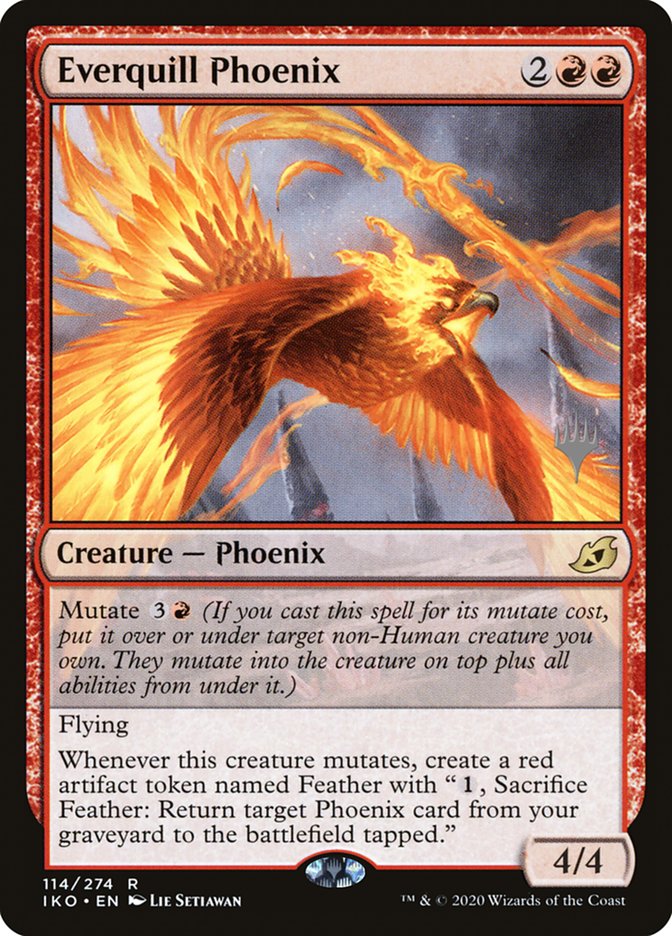 Everquill Phoenix (Promo Pack) [Ikoria: Lair of Behemoths Promos] | Anubis Games and Hobby