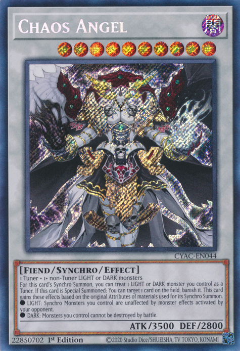 Chaos Angel [CYAC-EN044] Secret Rare | Anubis Games and Hobby