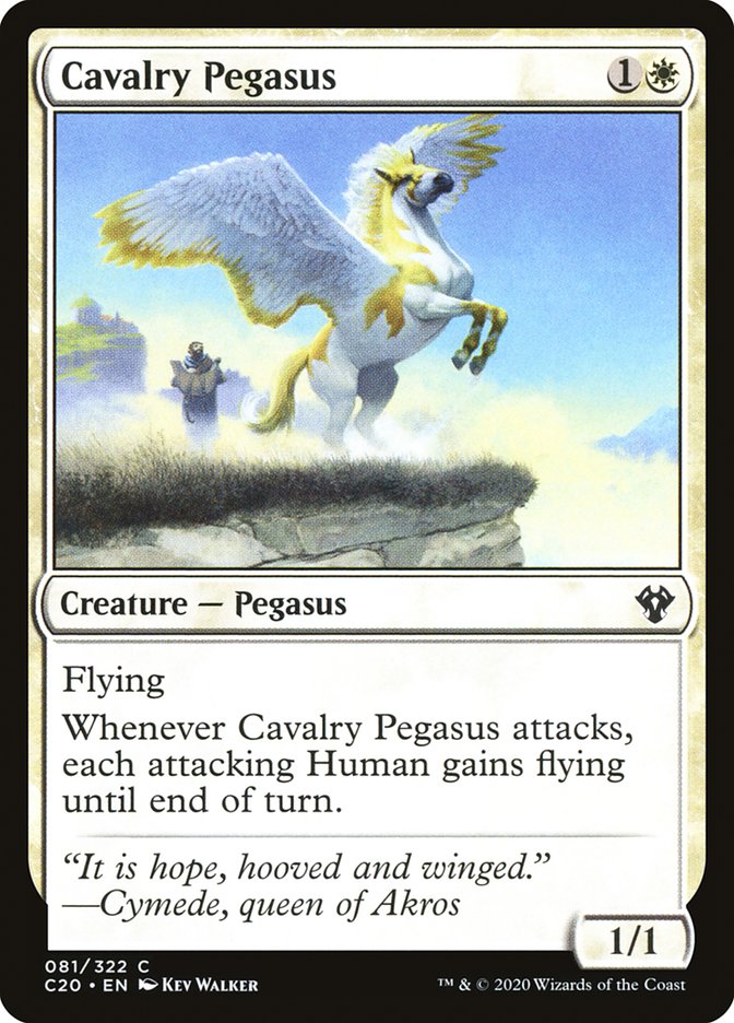 Cavalry Pegasus [Commander 2020] | Anubis Games and Hobby