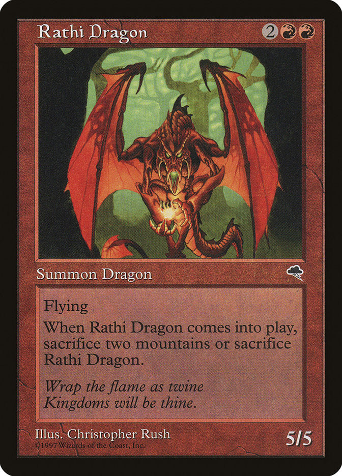 Rathi Dragon [Tempest] | Anubis Games and Hobby