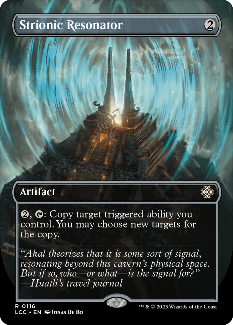 Strionic Resonator (Borderless) [The Lost Caverns of Ixalan Commander] | Anubis Games and Hobby