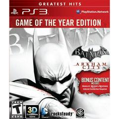 Batman: Arkham City [Game of the Year Greatest Hits] - Playstation 3 | Anubis Games and Hobby