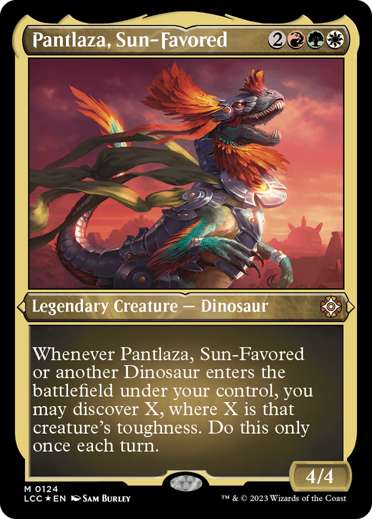 Pantlaza, Sun-Favored (Display Commander) [The Lost Caverns of Ixalan Commander] | Anubis Games and Hobby