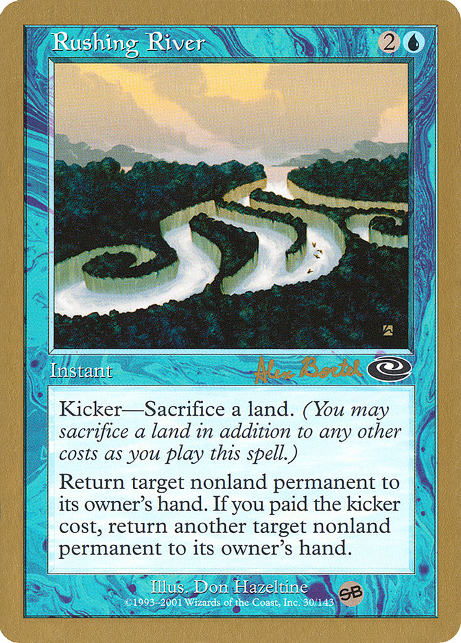 Rushing River (Alex Borteh) (SB) [World Championship Decks 2001] | Anubis Games and Hobby