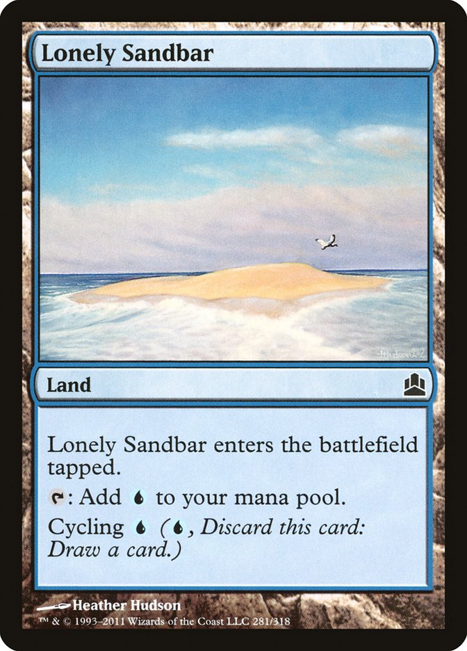 Lonely Sandbar [Commander 2011] | Anubis Games and Hobby