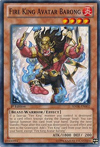 Fire King Avatar Barong [Structure Deck: Onslaught of the Fire Kings] [SDOK-EN002] | Anubis Games and Hobby