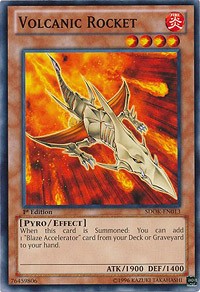 Volcanic Rocket [Structure Deck: Onslaught of the Fire Kings] [SDOK-EN013] | Anubis Games and Hobby