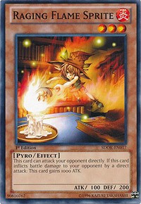 Raging Flame Sprite [Structure Deck: Onslaught of the Fire Kings] [SDOK-EN017] | Anubis Games and Hobby