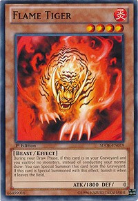 Flame Tiger [Structure Deck: Onslaught of the Fire Kings] [SDOK-EN019] | Anubis Games and Hobby