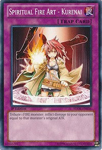 Spiritual Fire Art - Kurenai [Structure Deck: Onslaught of the Fire Kings] [SDOK-EN036] | Anubis Games and Hobby