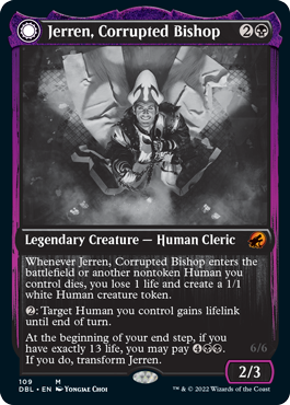 Jerren, Corrupted Bishop // Ormendahl, the Corrupted [Innistrad: Double Feature] | Anubis Games and Hobby