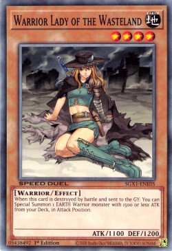 Warrior Lady of the Wasteland [SGX1-ENE05] Common | Anubis Games and Hobby