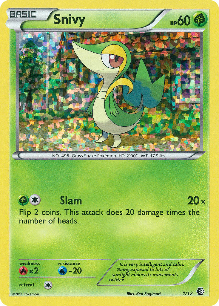 Snivy (1/12) [McDonald's Promos: 2011 Collection] | Anubis Games and Hobby