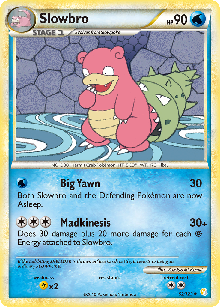 Slowbro (52/123) [HeartGold & SoulSilver: Base Set] | Anubis Games and Hobby