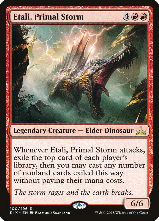 Etali, Primal Storm [Rivals of Ixalan] | Anubis Games and Hobby