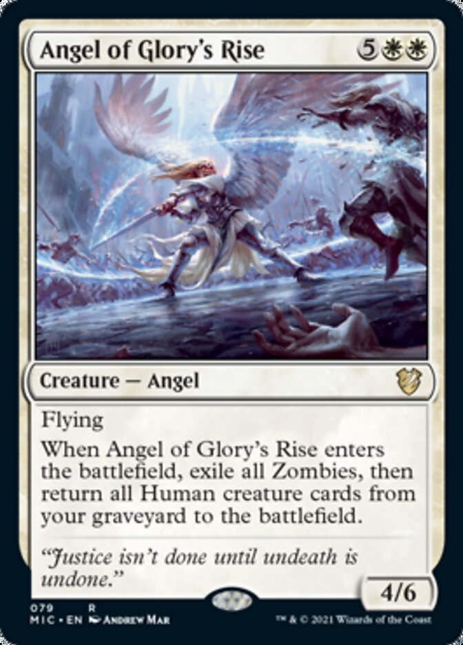 Angel of Glory's Rise [Innistrad: Midnight Hunt Commander] | Anubis Games and Hobby