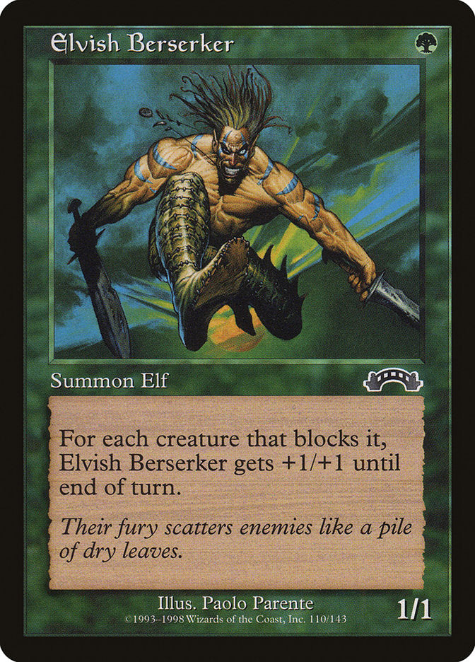 Elvish Berserker [Exodus] | Anubis Games and Hobby