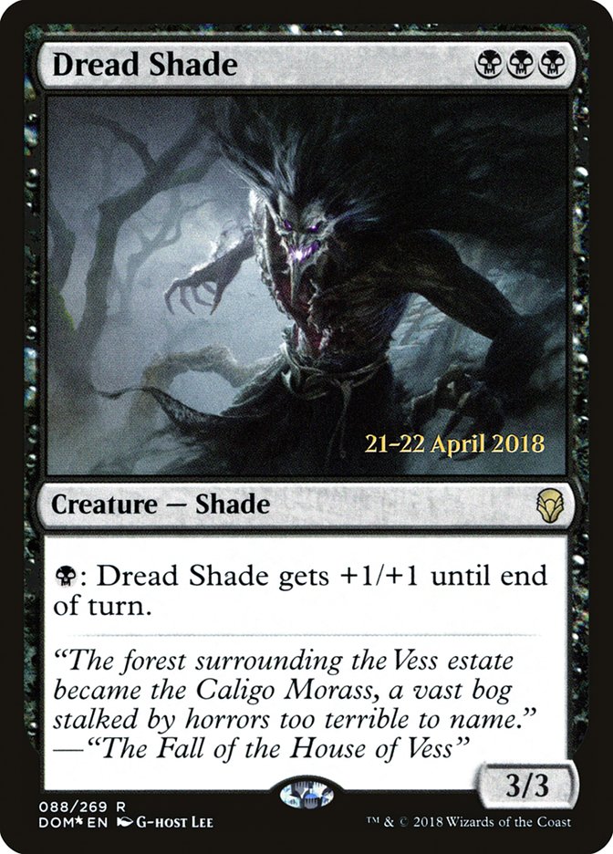 Dread Shade [Dominaria Prerelease Promos] | Anubis Games and Hobby