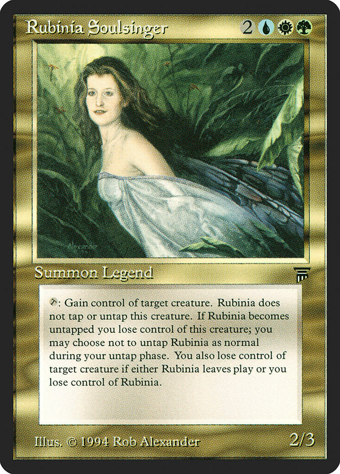 Rubinia Soulsinger [Legends] | Anubis Games and Hobby