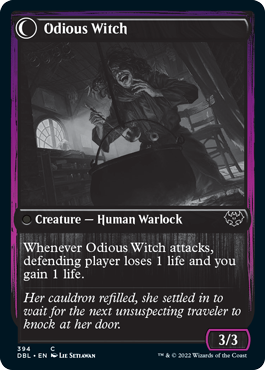 Ragged Recluse // Odious Witch [Innistrad: Double Feature] | Anubis Games and Hobby