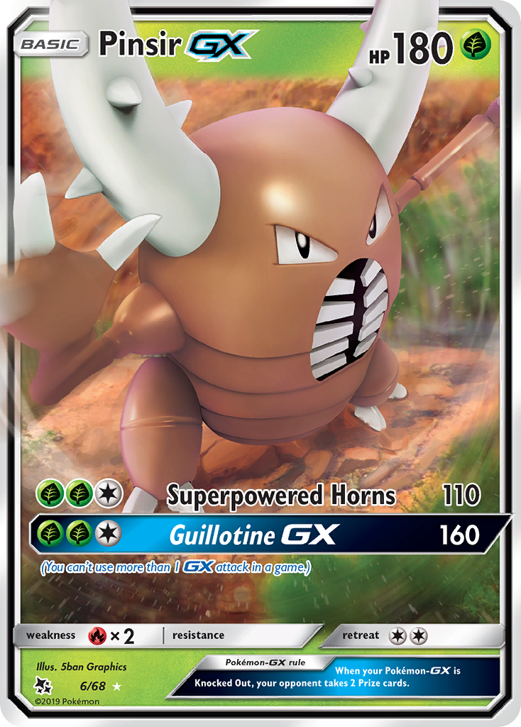 Pinsir GX (6/68) [Sun & Moon: Hidden Fates] | Anubis Games and Hobby