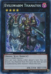 Evilswarm Thanatos [Hidden Arsenal 7: Knight of Stars] [HA07-EN063] | Anubis Games and Hobby