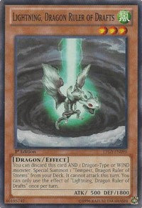 Lightning, Dragon Ruler of Drafts [Lord of the Tachyon Galaxy] [LTGY-EN098] | Anubis Games and Hobby