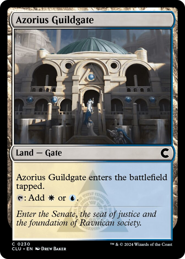 Azorius Guildgate [Ravnica: Clue Edition] | Anubis Games and Hobby