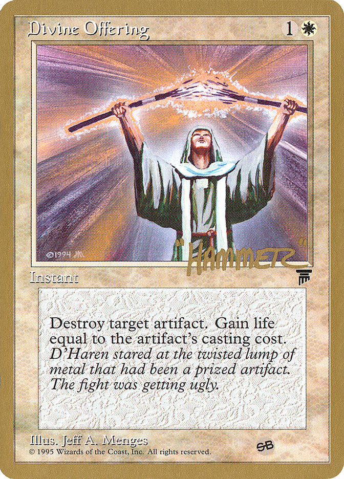 Divine Offering (Shawn "Hammer" Regnier) (SB) [Pro Tour Collector Set] | Anubis Games and Hobby