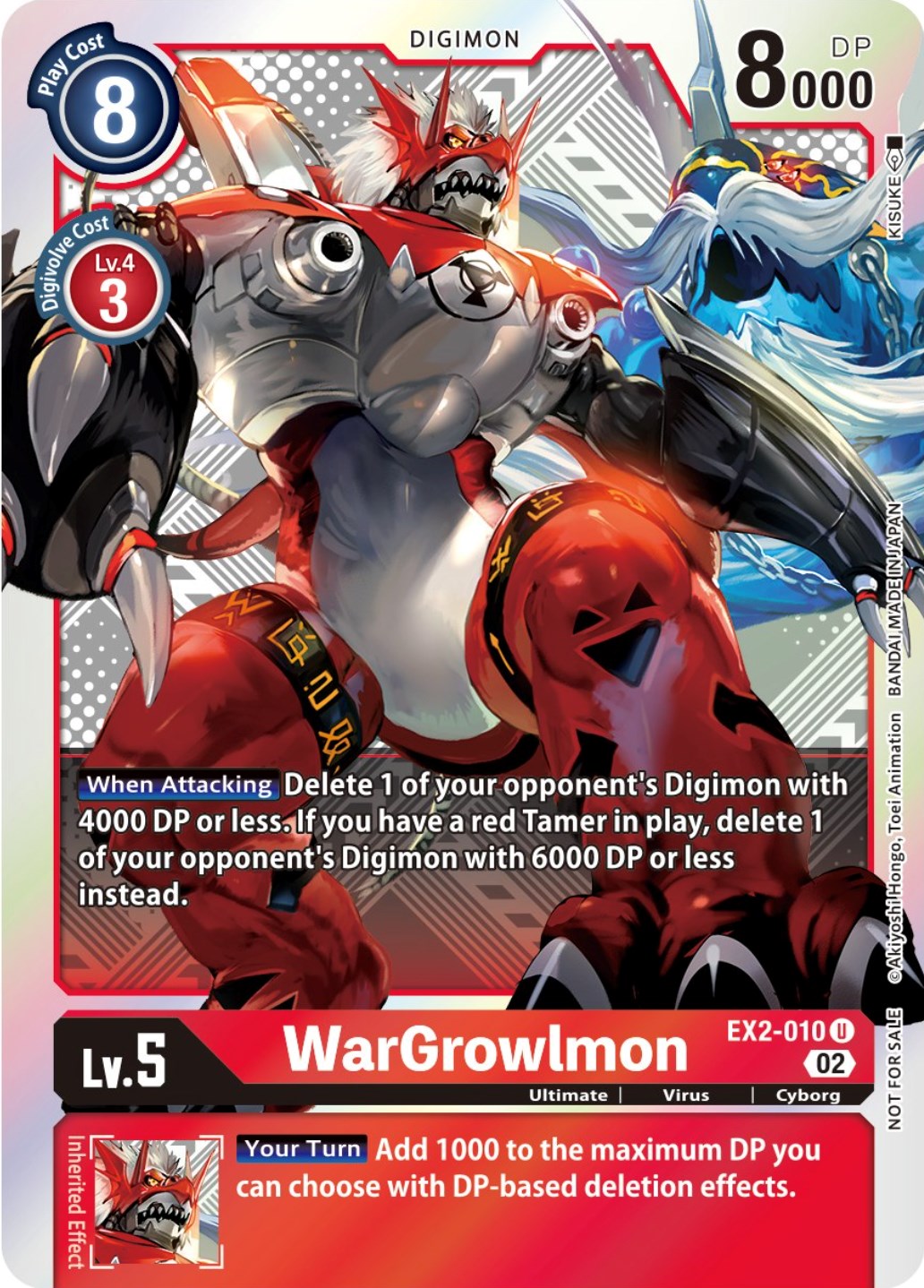 WarGrowlmon [EX2-010] (Xros Encounter Pre-Release) [Digital Hazard Promos] | Anubis Games and Hobby