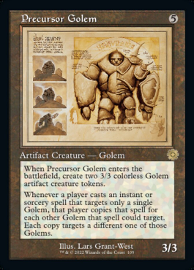 Precursor Golem (Retro Schematic) [The Brothers' War Retro Artifacts] | Anubis Games and Hobby